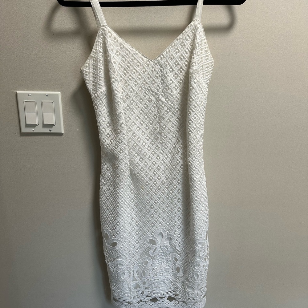 WHBM White Lace Dress